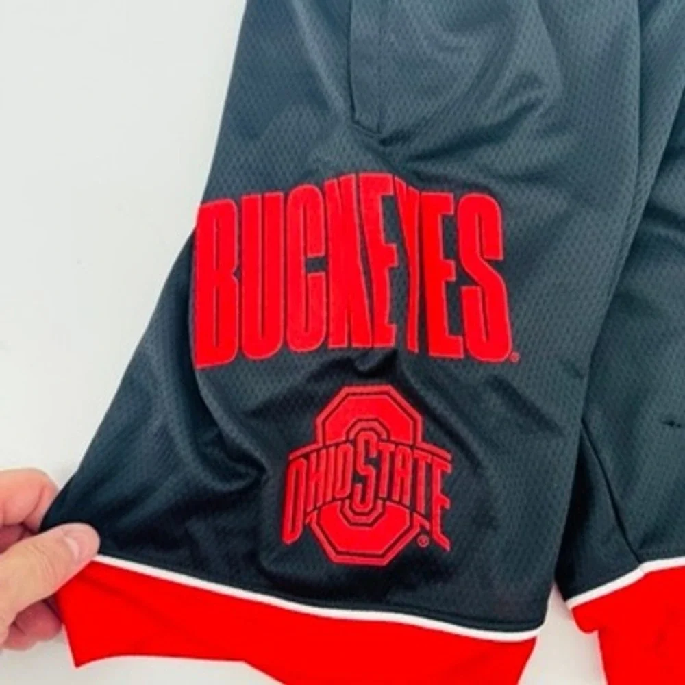 Nike‎ Ohio State Buckeyes Mens Shorts M Black Red Dri-FIT Basketball  CV5087-010